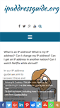 Mobile Screenshot of ipaddressguide.org